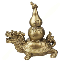 Черепаха-дракон с тыквой -горлянкой